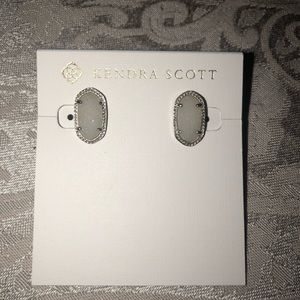 Kendra Scott White/Silver Earrings